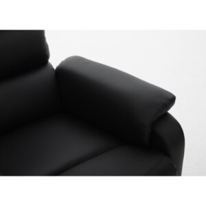 Πολυθρόνα Ανακλινόμενη ArteLibre RIGIL Με Λειτουργία Μασάζ Μαύρο PU 75x87x102cm - Image 6