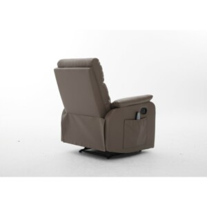 Πολυθρόνα Ανακλινόμενη ArteLibre RIGIL Με Λειτουργία Μασάζ Καφέ PU 75x87x102cm - Image 17