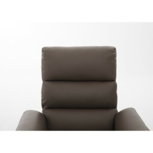 Πολυθρόνα Ανακλινόμενη ArteLibre RIGIL Με Λειτουργία Μασάζ Καφέ PU 75x87x102cm - Image 3