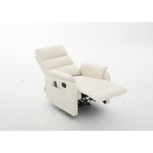 Πολυθρόνα Ανακλινόμενη ArteLibre RIGIL Με Λειτουργία Μασάζ Μπεζ PU 75x87x102cm - Image 12