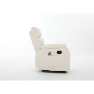 Πολυθρόνα Ανακλινόμενη ArteLibre RIGIL Με Λειτουργία Μασάζ Μπεζ PU 75x87x102cm - Image 16