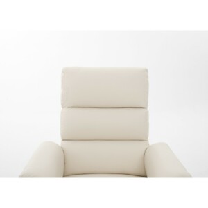 Πολυθρόνα Ανακλινόμενη ArteLibre RIGIL Με Λειτουργία Μασάζ Μπεζ PU 75x87x102cm - Image 3