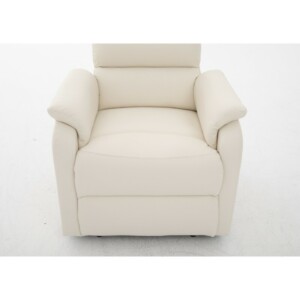 Πολυθρόνα Ανακλινόμενη ArteLibre RIGIL Με Λειτουργία Μασάζ Μπεζ PU 75x87x102cm - Image 4