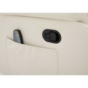 Πολυθρόνα Ανακλινόμενη ArteLibre RIGIL Με Λειτουργία Μασάζ Μπεζ PU 75x87x102cm - Image 9