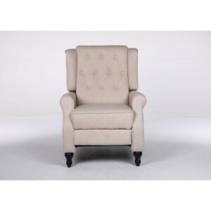 Πολυθρόνα Ανακλινόμενη ArteLibre ALNAIR Μπεζ Ύφασμα 78x85x104cm - Image 2