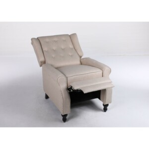 Πολυθρόνα Ανακλινόμενη ArteLibre ALNAIR Μπεζ Ύφασμα 78x85x104cm - Image 11