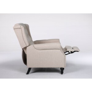 Πολυθρόνα Ανακλινόμενη ArteLibre ALNAIR Μπεζ Ύφασμα 78x85x104cm - Image 14