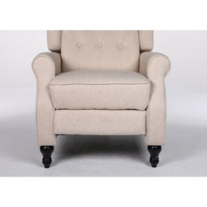 Πολυθρόνα Ανακλινόμενη ArteLibre ALNAIR Μπεζ Ύφασμα 78x85x104cm - Image 4