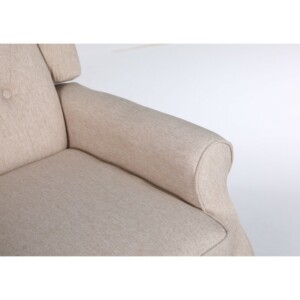 Πολυθρόνα Ανακλινόμενη ArteLibre ALNAIR Μπεζ Ύφασμα 78x85x104cm - Image 6