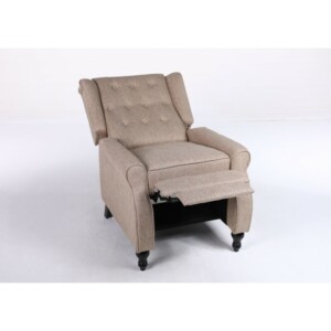 Πολυθρόνα Ανακλινόμενη ArteLibre ALNAIR Καφέ Ύφασμα 78x85x104cm - Image 11