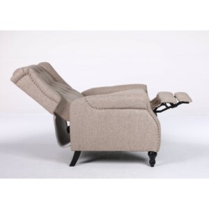 Πολυθρόνα Ανακλινόμενη ArteLibre ALNAIR Καφέ Ύφασμα 78x85x104cm - Image 13