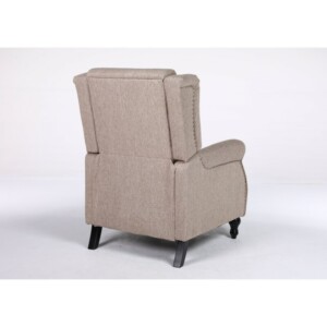 Πολυθρόνα Ανακλινόμενη ArteLibre ALNAIR Καφέ Ύφασμα 78x85x104cm - Image 16