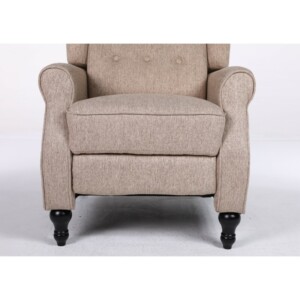 Πολυθρόνα Ανακλινόμενη ArteLibre ALNAIR Καφέ Ύφασμα 78x85x104cm - Image 4