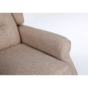 Πολυθρόνα Ανακλινόμενη ArteLibre ALNAIR Καφέ Ύφασμα 78x85x104cm - Image 6