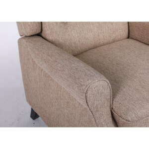 Πολυθρόνα Ανακλινόμενη ArteLibre ALNAIR Καφέ Ύφασμα 78x85x104cm - Image 7