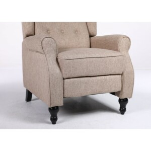 Πολυθρόνα Ανακλινόμενη ArteLibre ALNAIR Καφέ Ύφασμα 78x85x104cm - Image 8