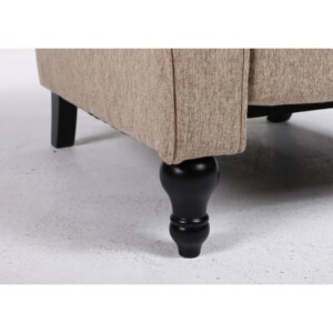 Πολυθρόνα Ανακλινόμενη ArteLibre ALNAIR Καφέ Ύφασμα 78x85x104cm - Image 9