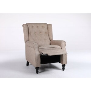 Πολυθρόνα Ανακλινόμενη ArteLibre ALNAIR Καφέ Ύφασμα 78x85x104cm - Image 10