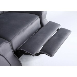 Πολυθρόνα Ανακλινόμενη ArteLibre ALNAIR Γκρι Βελούδο 78x85x104cm - Image 12