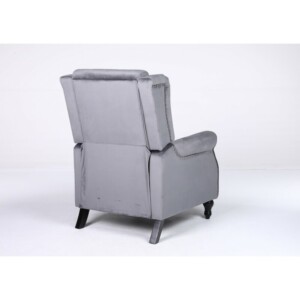 Πολυθρόνα Ανακλινόμενη ArteLibre ALNAIR Γκρι Βελούδο 78x85x104cm - Image 16