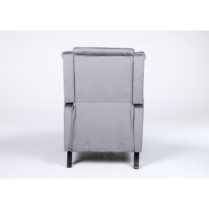 Πολυθρόνα Ανακλινόμενη ArteLibre ALNAIR Γκρι Βελούδο 78x85x104cm - Image 17