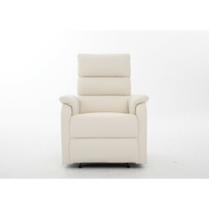 Πολυθρόνα Ανακλινόμενη ArteLibre TALITHA Μπεζ PU 79x97x101cm - Image 2