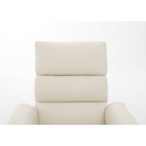 Πολυθρόνα Ανακλινόμενη ArteLibre TALITHA Μπεζ PU 79x97x101cm - Image 3