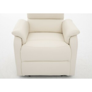 Πολυθρόνα Ανακλινόμενη ArteLibre TALITHA Μπεζ PU 79x97x101cm - Image 4