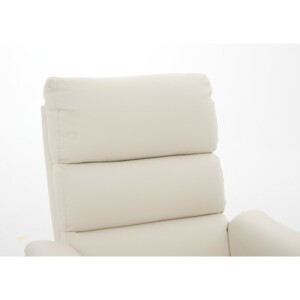 Πολυθρόνα Ανακλινόμενη ArteLibre TALITHA Μπεζ PU 79x97x101cm - Image 5