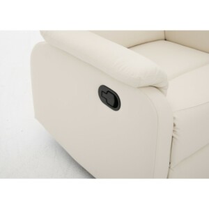 Πολυθρόνα Ανακλινόμενη ArteLibre TALITHA Μπεζ PU 79x97x101cm - Image 7