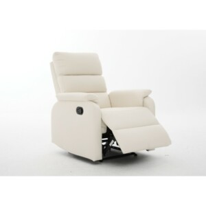 Πολυθρόνα Ανακλινόμενη ArteLibre TALITHA Μπεζ PU 79x97x101cm - Image 10