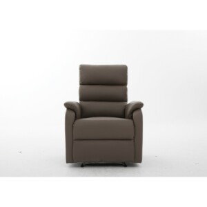 Πολυθρόνα Ανακλινόμενη ArteLibre TALITHA Καφέ PU 79x97x101cm - Image 2