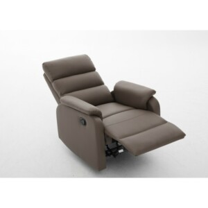 Πολυθρόνα Ανακλινόμενη ArteLibre TALITHA Καφέ PU 79x97x101cm - Image 12