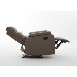 Πολυθρόνα Ανακλινόμενη ArteLibre TALITHA Καφέ PU 79x97x101cm - Image 14