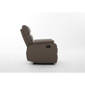 Πολυθρόνα Ανακλινόμενη ArteLibre TALITHA Καφέ PU 79x97x101cm - Image 16