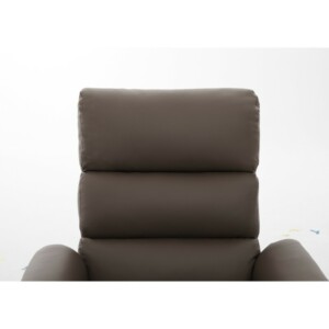 Πολυθρόνα Ανακλινόμενη ArteLibre TALITHA Καφέ PU 79x97x101cm - Image 3