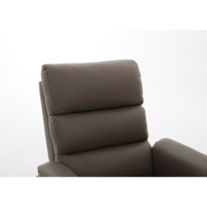 Πολυθρόνα Ανακλινόμενη ArteLibre TALITHA Καφέ PU 79x97x101cm - Image 5