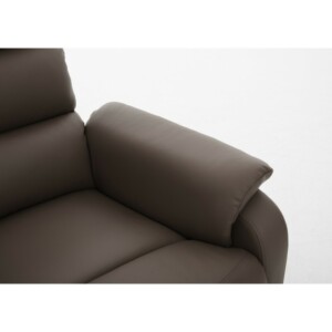 Πολυθρόνα Ανακλινόμενη ArteLibre TALITHA Καφέ PU 79x97x101cm - Image 6
