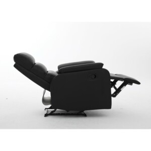 Πολυθρόνα Ανακλινόμενη ArteLibre TALITHA Μαύρο PU 79x97x101cm - Image 14