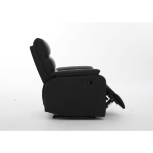 Πολυθρόνα Ανακλινόμενη ArteLibre TALITHA Μαύρο PU 79x97x101cm - Image 15