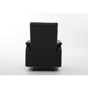 Πολυθρόνα Ανακλινόμενη ArteLibre TALITHA Μαύρο PU 79x97x101cm - Image 18