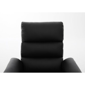 Πολυθρόνα Ανακλινόμενη ArteLibre TALITHA Μαύρο PU 79x97x101cm - Image 3