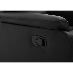 Πολυθρόνα Ανακλινόμενη ArteLibre TALITHA Μαύρο PU 79x97x101cm - Image 9