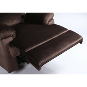 Πολυθρόνα Ανακλινόμενη ArteLibre NASHIRA Καφέ Βελούδο 88x90x99cm - Image 11