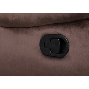 Πολυθρόνα Ανακλινόμενη ArteLibre NASHIRA Καφέ Βελούδο 88x90x99cm - Image 12