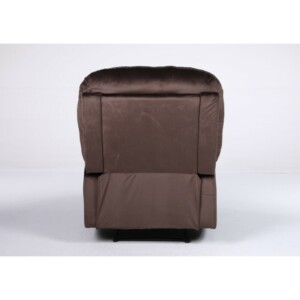 Πολυθρόνα Ανακλινόμενη ArteLibre NASHIRA Καφέ Βελούδο 88x90x99cm - Image 17