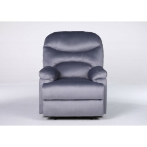 Πολυθρόνα Ανακλινόμενη ArteLibre NASHIRA Γκρι Βελούδο 88x90x99cm - Image 2