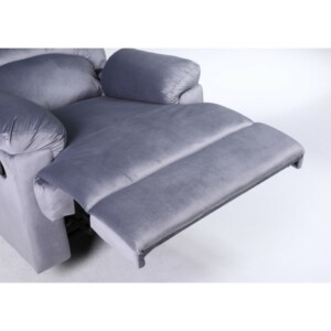 Πολυθρόνα Ανακλινόμενη ArteLibre NASHIRA Γκρι Βελούδο 88x90x99cm - Image 12