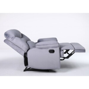 Πολυθρόνα Ανακλινόμενη ArteLibre NASHIRA Γκρι Βελούδο 88x90x99cm - Image 13