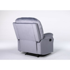 Πολυθρόνα Ανακλινόμενη ArteLibre NASHIRA Γκρι Βελούδο 88x90x99cm - Image 16